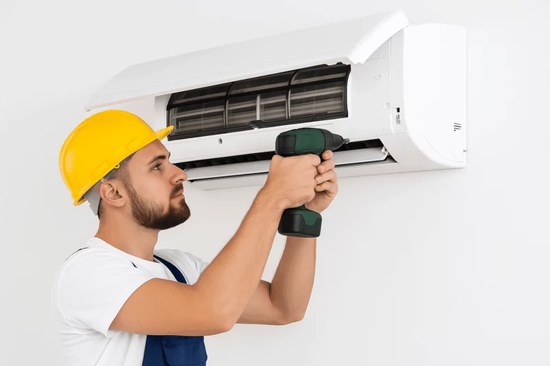 Técnico atendiendo una urgencia eléctrica